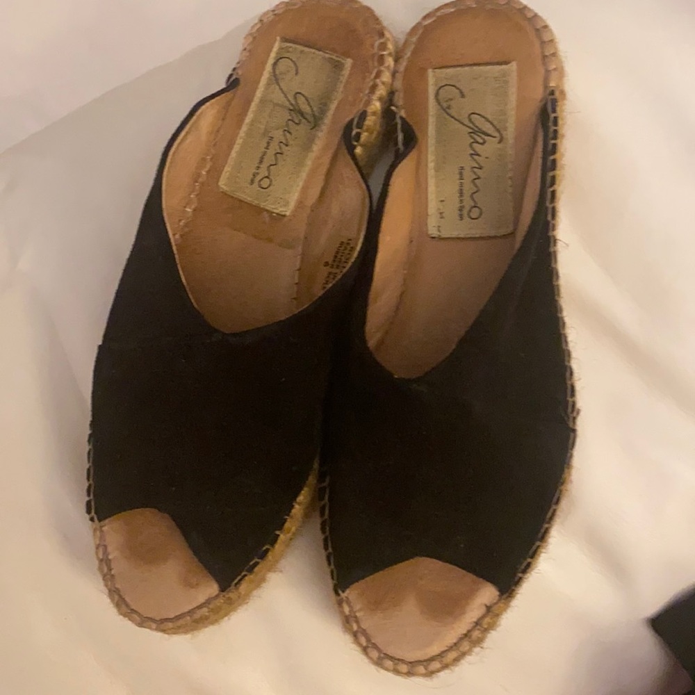 Women’s suede leather espadrilles